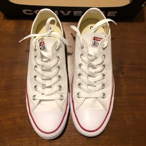Brand New white Converse (size 9)